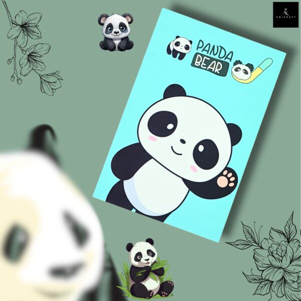 Mini Panda Notebooks A5 notebook Diary Premium Printed