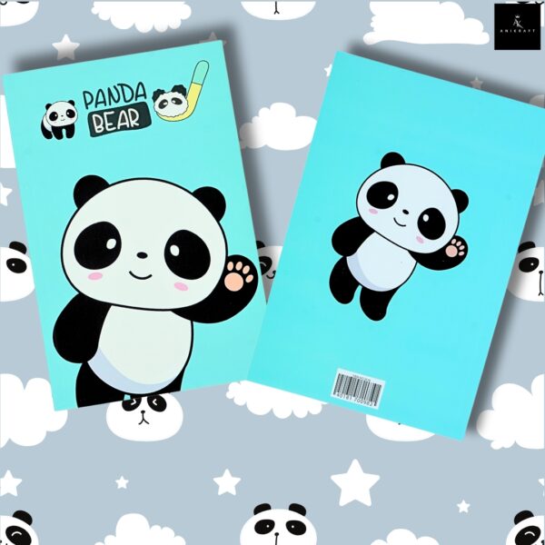 Mini Panda Notebooks A5 notebook Diary Premium Printed - Image 3