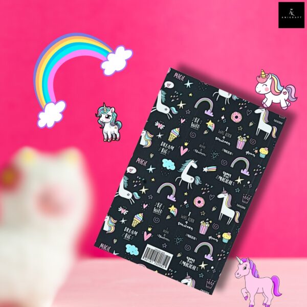 Cute Unicorn For Girls & Boys Notebook Diary A5 Size Premium Printed