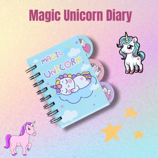 UNICORN KIDS Notebook Diary A6 size