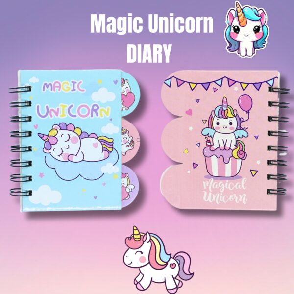 UNICORN KIDS Notebook Diary A6 size - Image 3