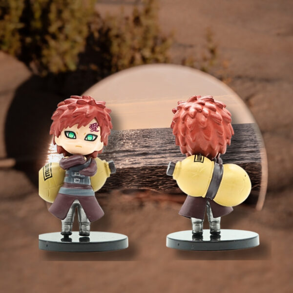 ANIKRAFT- Naruto Gaara Kazekage Sand Village Action Figure 7 Cms PVC Anime Figurine Weeb Manga Collectible Model Toy