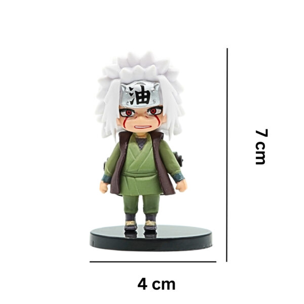 ANIKRAFT Naruto Anime Set of 12 Pcs Action Figure with Stand | 7 cm Mini Figure Limited Edition PVC Set Collectible Sasuke Itachi Jiraiya  (Multicolor) - Image 9