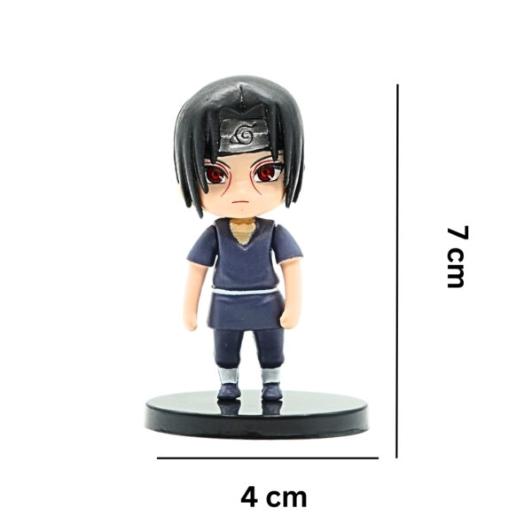 ANIKRAFT Naruto Anime Set of 12 Pcs Action Figure with Stand | 7 cm Mini Figure Limited Edition PVC Set Collectible Sasuke Itachi Jiraiya  (Multicolor) - Image 12