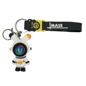 Silicone Astronaut Key Chain