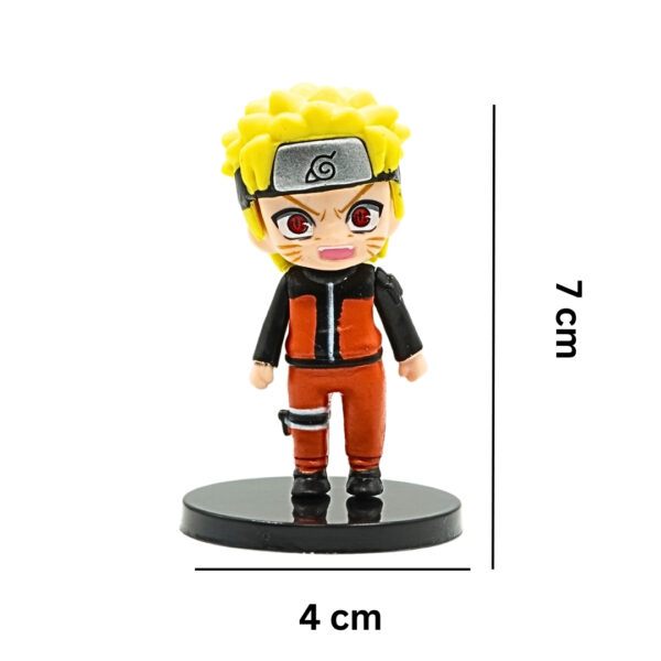 ANIKRAFT Naruto Anime Set of 12 Pcs Action Figure with Stand | 7 cm Mini Figure Limited Edition PVC Set Collectible Sasuke Itachi Jiraiya  (Multicolor) - Image 5