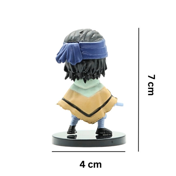 ANIKRAFT- Naruto Anime Sasuke Uchiha Action Figure [7cm]| Lightweight Attractive Durable Action Figures for Home Decors Office Desk and Study Table (Sasuke Uchicha Action Figure) - Image 3