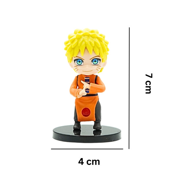 ANIKRAFT Naruto Anime Set of 12 Pcs Action Figure with Stand | 7 cm Mini Figure Limited Edition PVC Set Collectible Sasuke Itachi Jiraiya  (Multicolor) - Image 8