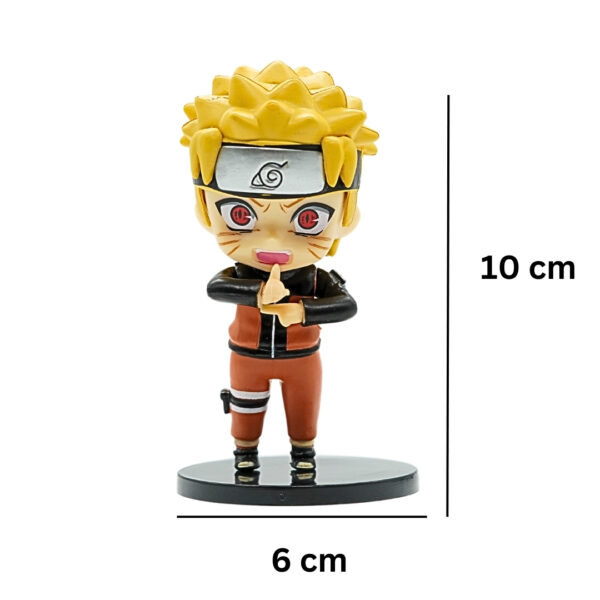 ANIKRAFT - Naruto Action Figures, (Height- 10 cm) Anime Naruto Action Figures Set of 6 PVC Action Figures Cake Decorating Items Birthday Christmas Gifts for Girls Boys (Height- 10 cm) - Image 13